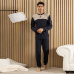 Pigiama Uomo invernale Punto Milano kissimo 15024 Blu