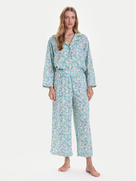 pigiami-benetton-262xsn-1.jpg United Colors Of Benetton Pigiama 4W313P00U Verde Relaxed Fit | Modivo.it - immagine 1
