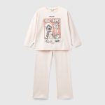 Pigiama Tom & Jerry da bimba rosa tenue | Undercolors Outlet