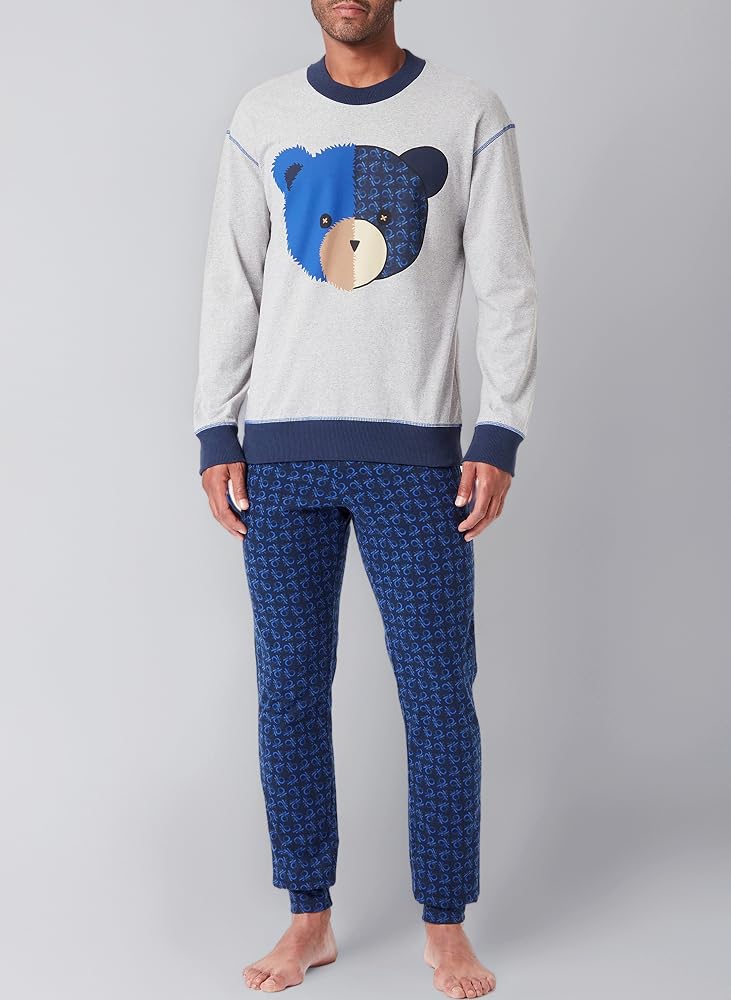 pigiami-benetton-923woe-1.jpg United Colors of Benetton Pig(Maglia+Pant) 3O7W4P011 Set di Pigiama, Grigio 501, S Uomo : Amazon.it: Moda - immagine 1
