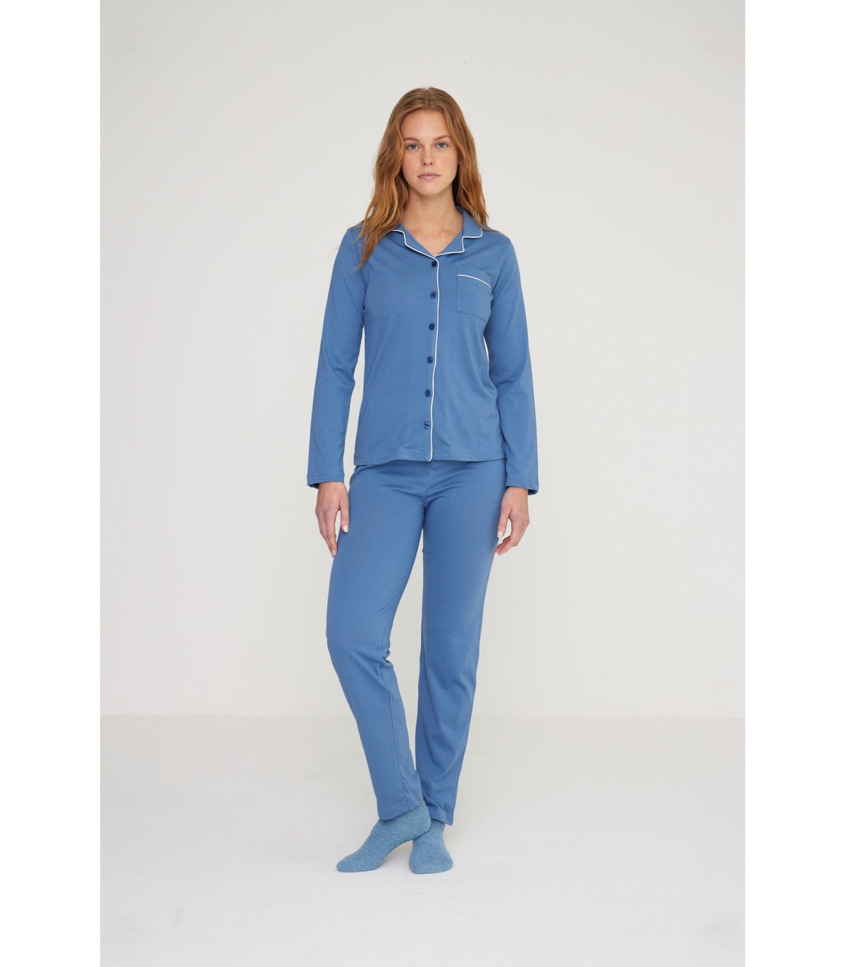 pigiami-da-donna-329sbs-1.jpg NOIDINOTTE PIGIAMA DONNA JERSEY INVERNALE ART.FA8856 - immagine 1