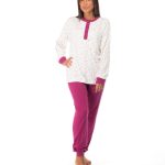 Globo E Commerce Calzature, Abbigliamento, Sport, Intimo, Accessori NOTTI MAGICHE Pigiama da donna fiorato fucsia modello MORENA, MADE IN ITALY
