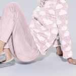 Pigiama lungo Infiore rosa