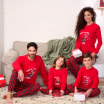 Pigiami Christmas Family di Oronero (Pigiami di Natale per tutta la famiglia) Intimo Altieri Shop