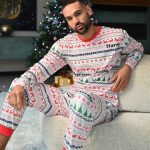 Pigiama natalizio Fair Isle personalizzato per uomo Etsy Italia