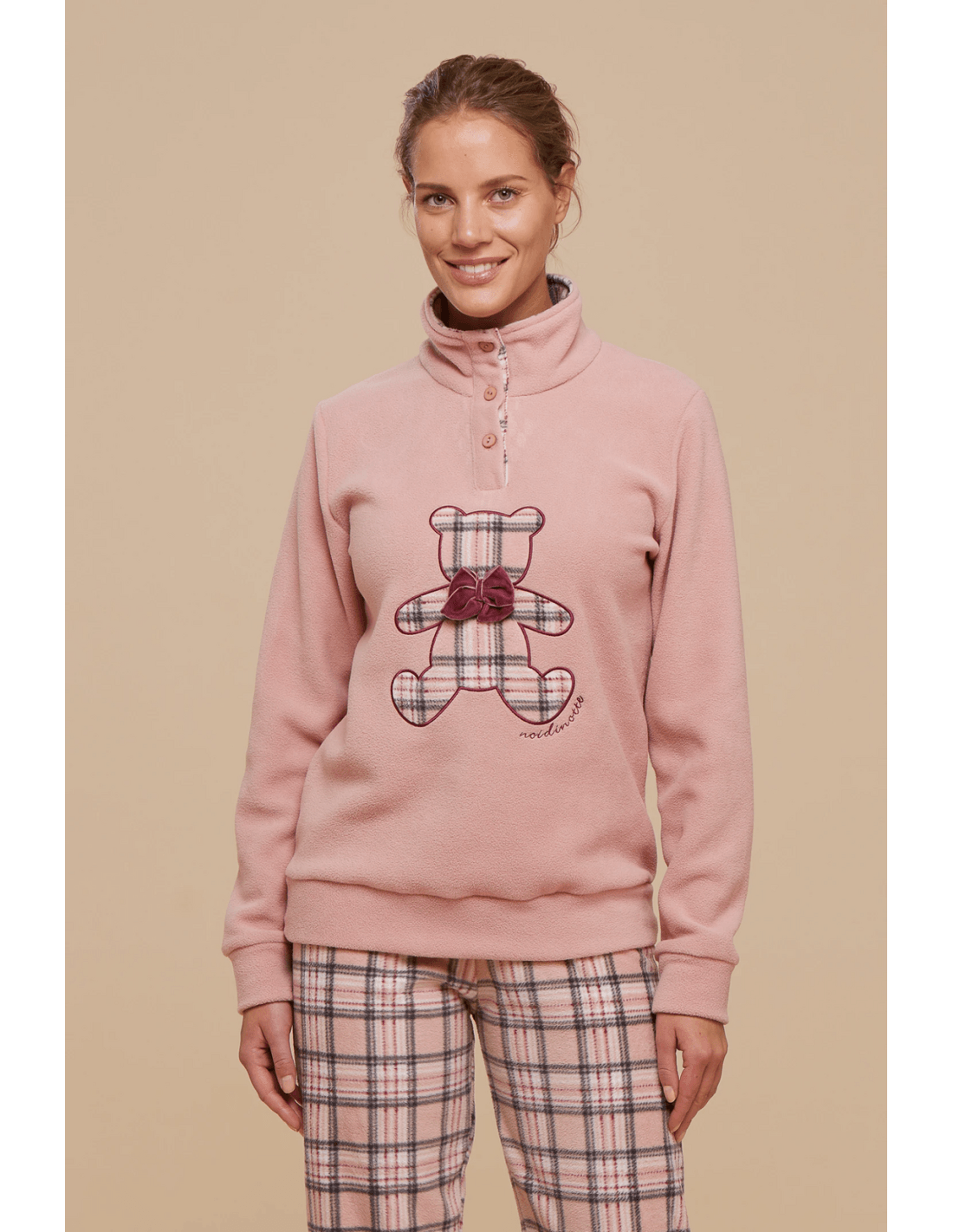 pigiami-noi-di-notte-683mcc.png Noidinotte Pigiama Invernale da Donna in Pile FA8401 S30 - immagine 1