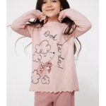 Tezenis Pigiama Lungo Bimba Cotone Pesante Stampa Cuori Bambina Rosa Taglia 4 5 A (104 110 cm) Stileo.it