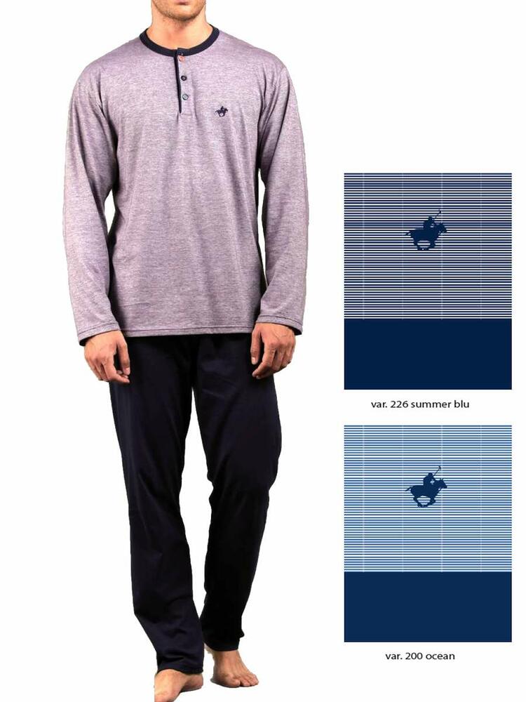 pigiami-uomo-343zqj-1.jpg Pigiama uomo TAGLIE FORTI in cotone Bip Bip 1587 Bip Bip - immagine 1