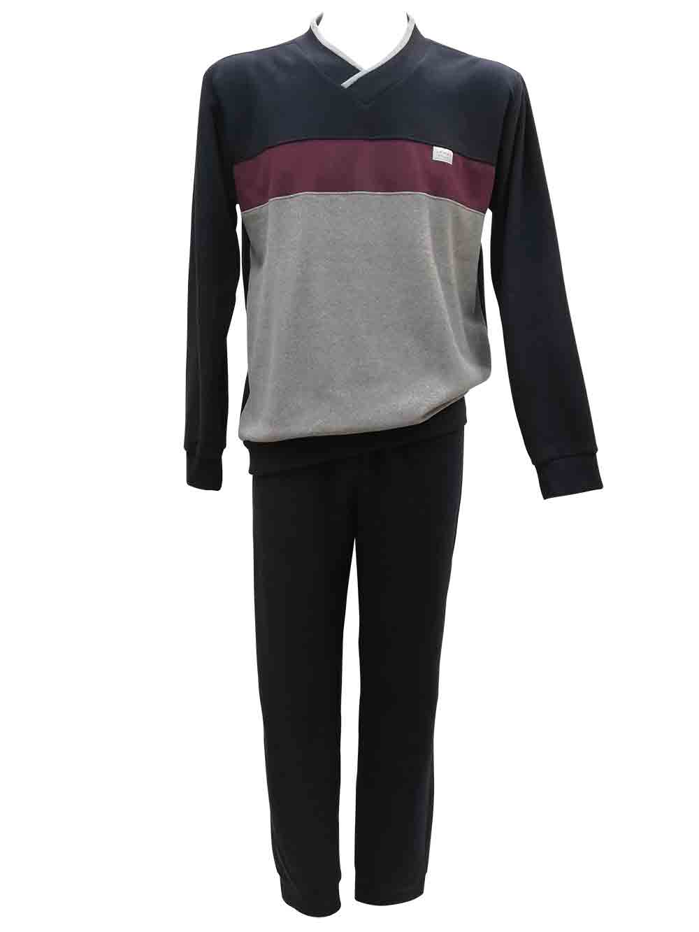 pigiami-uomo-990eel-1.jpg Pigiama Uomo Jamas Blu | Albos Underwear Shop Online Intimo - immagine 1