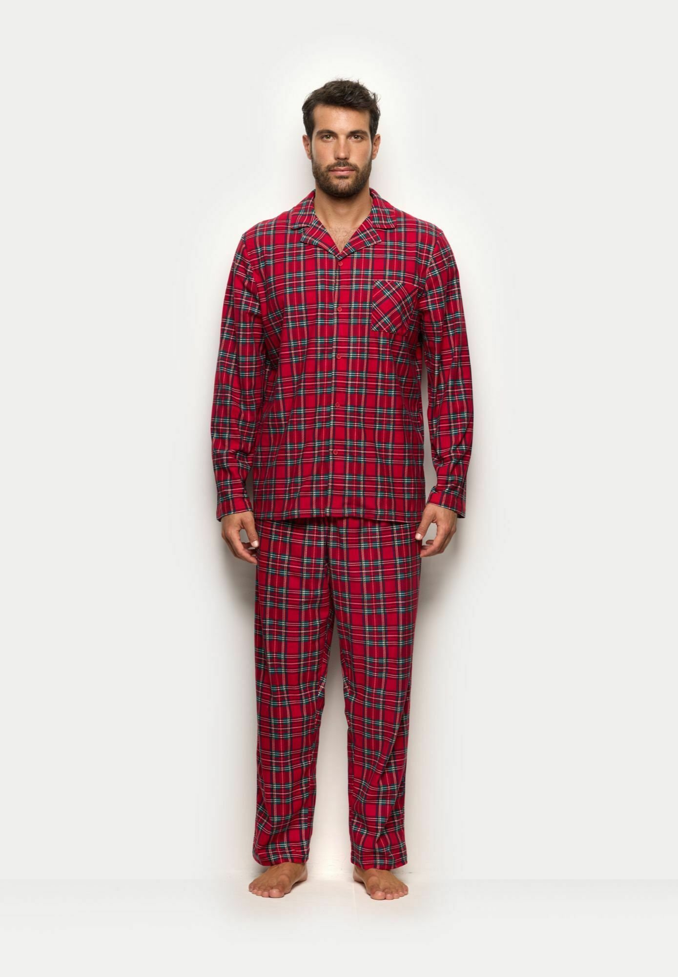 pigiami-uomo-yamamay-786kjn-1.jpg Yamamay SET Pigiama red checkered/rosso Zalando.it - immagine 1
