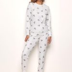 YAMAMAY Pigiama Lungo, Donna, Bianco : Amazon.it: Moda