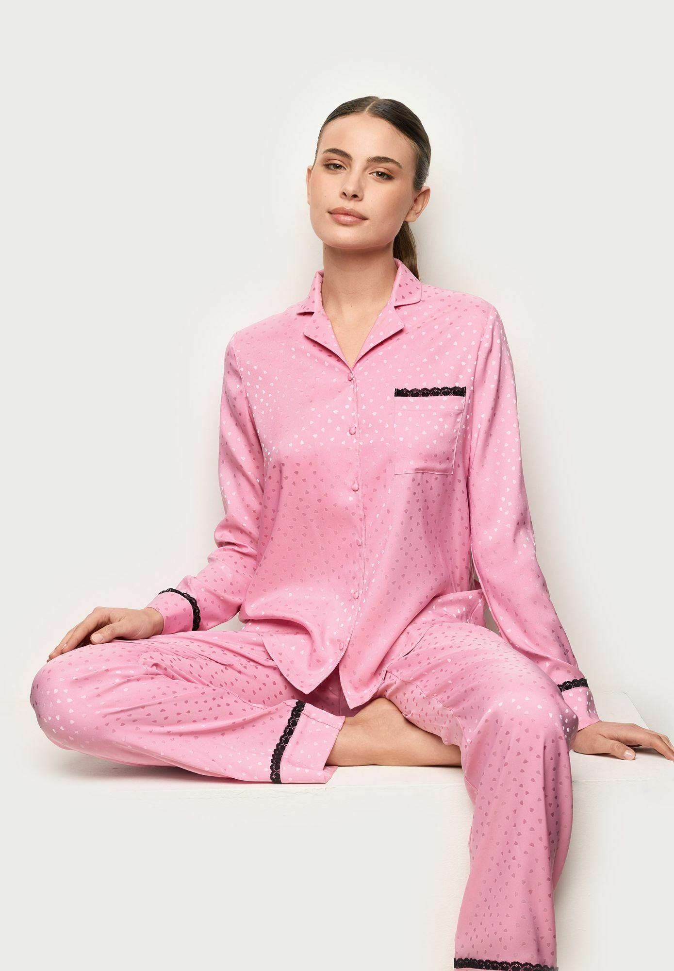 pigiami-yamamay-843wri-1.jpg Yamamay SET Pigiama pink/rosa Zalando.it - immagine 1
