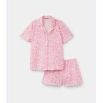 Tezenis Pigiama Corto Cotone Fiorellini Donna Stampa Taglia S Stileo.it