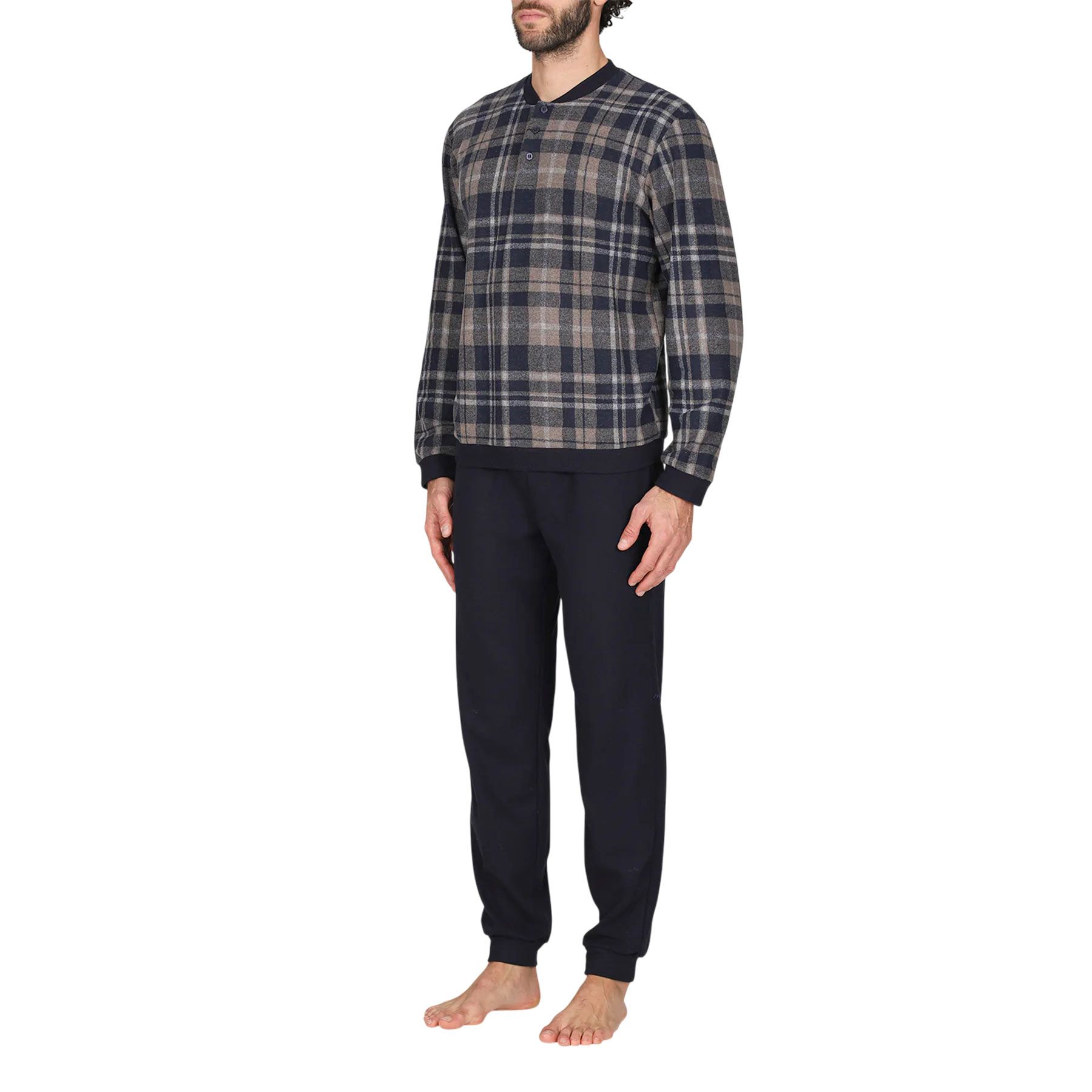 tezenis-pigiami-uomo-400slz-1.jpg Pigiama Natalizio Pigiami Da Uomo Tezenis Collezione Tezenis Tezenis Pigiami Uomo Natale 2022 Pigiami Natalizi Maglia - immagine 1