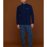 noi di notte pigiama da uomo invernale micropile fc2774as