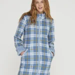 Vestaglia donna yuppie in pile con zip