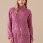 Vestaglia Pile Donna Con Cerniera VESTAGLIA DONNA IN MORBIDO PILE CON CERNIERA