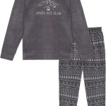 YAMAMAY Pigiama Lungo, Uomo, Grigio : Amazon.it: Moda